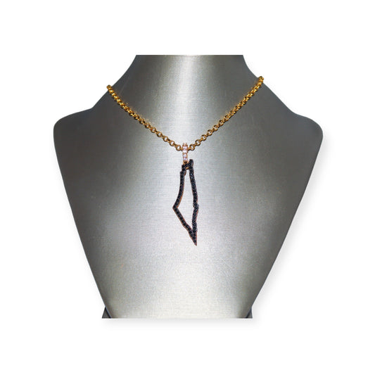 21k Gold Palestine Necklace