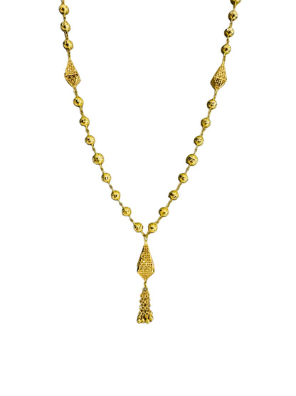 21k Gold Long Necklace