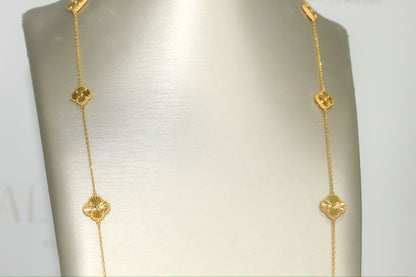 21k Gold Long Necklace