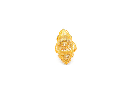 21K Gold Oblong Ring
