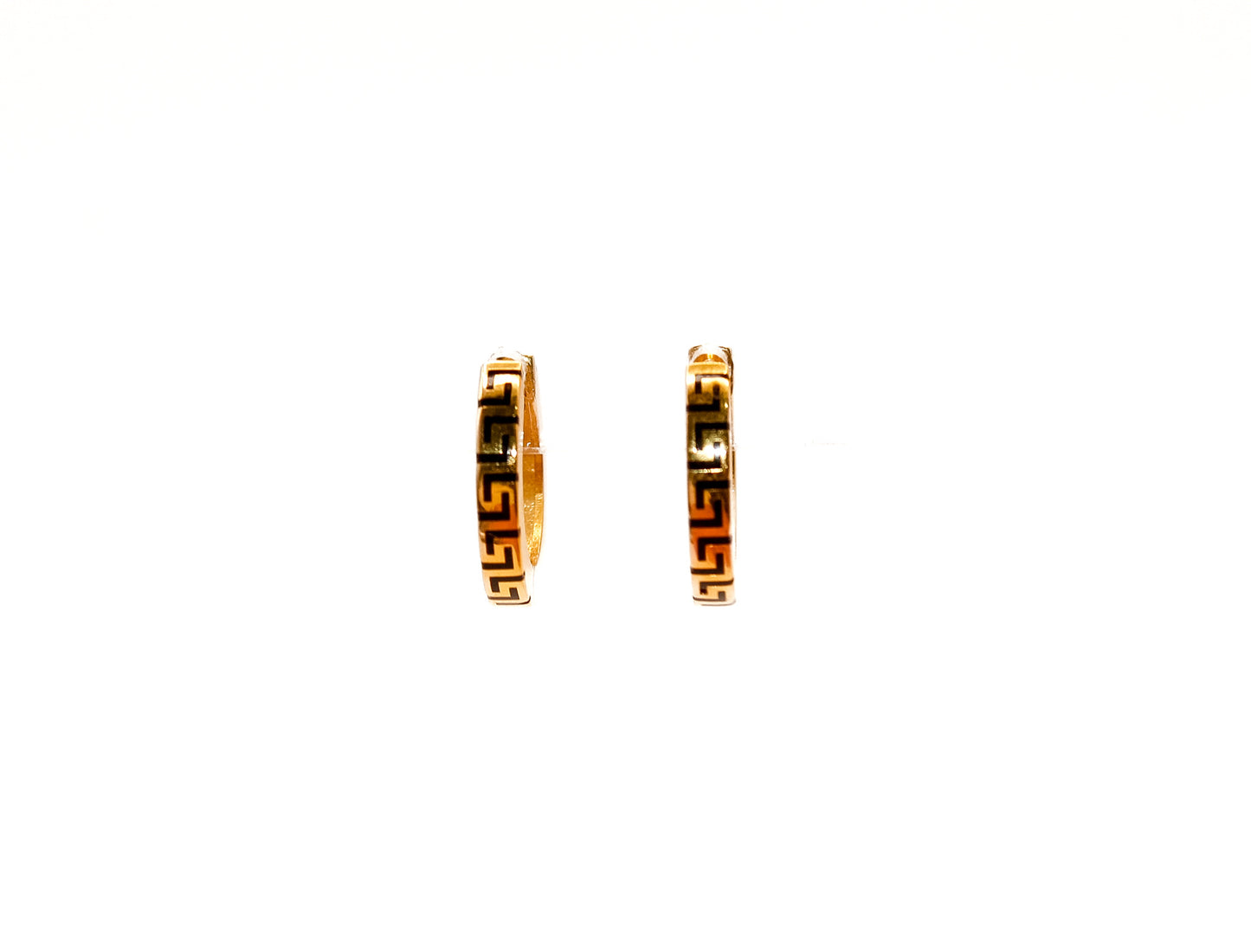 21K Gold Mini Hoop Earrings