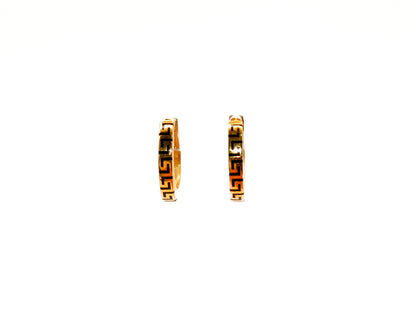 21K Gold Mini Hoop Earrings