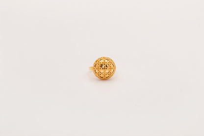 21K Gold Round Ring