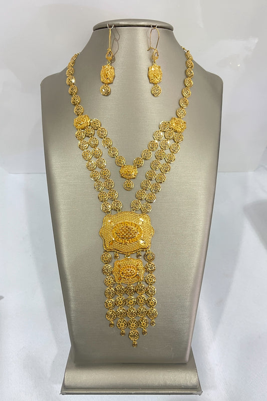 21k Gold Necklace Set