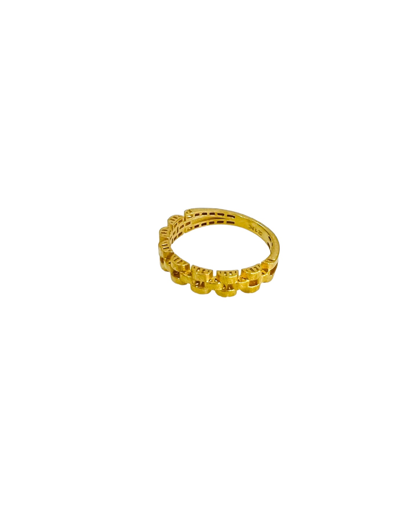 21k Gold Weave Ring