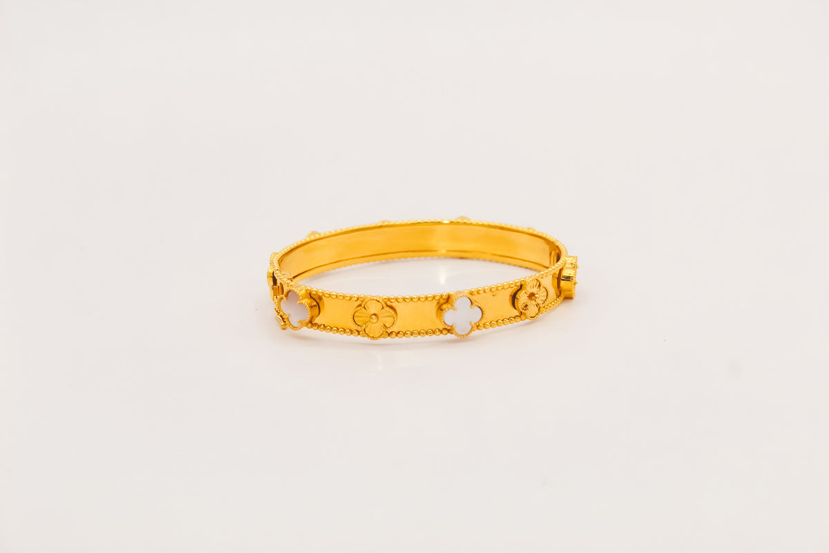 21K Gold Flower Bracelet