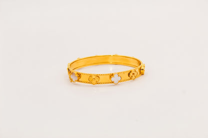 21K Gold Flower Bracelet