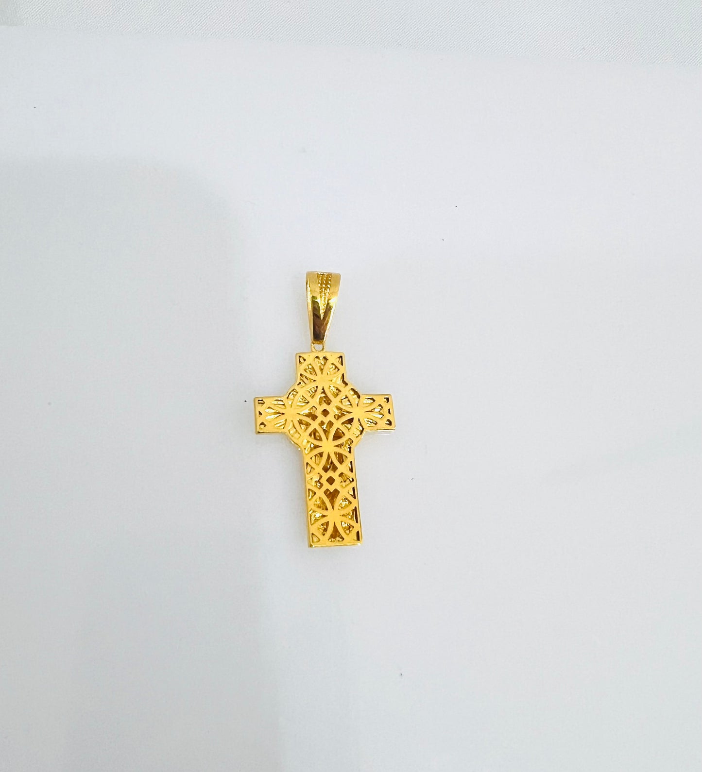 21k Gold Cross Pendant