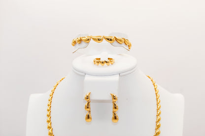 21k gold engagement set