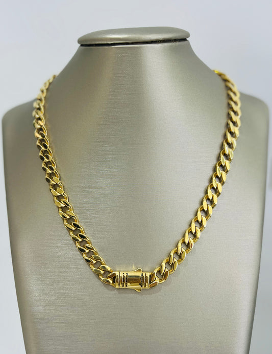 18k Gold Cuban Link Necklace