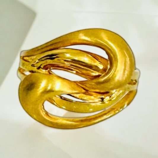 21K Gold Modern Ring