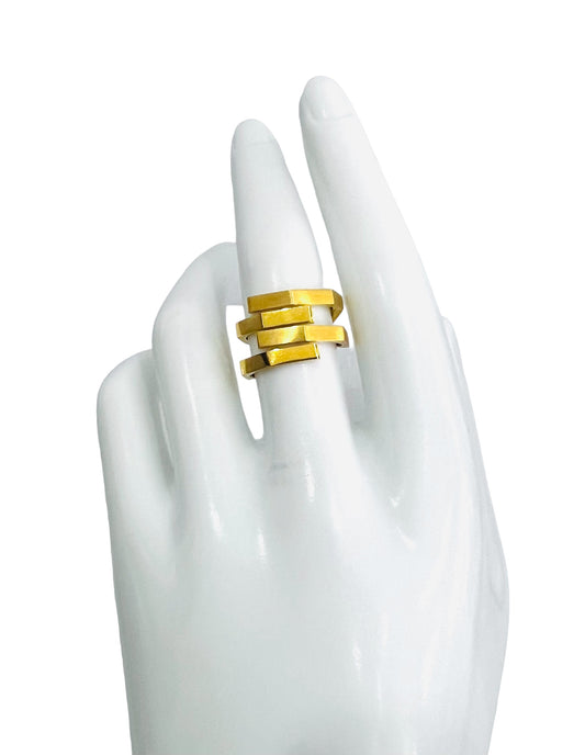 21k Gold Modern Ring