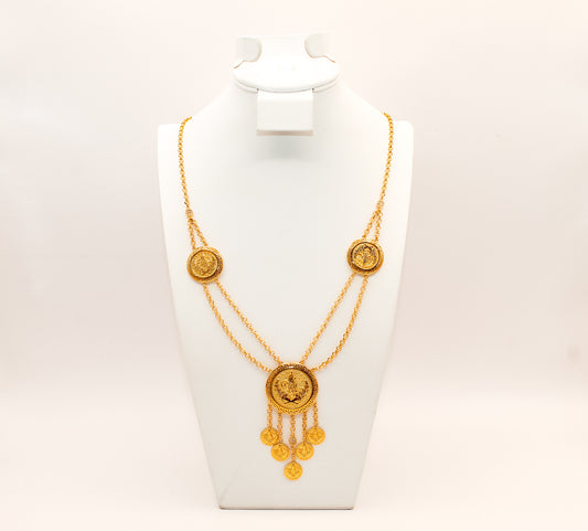 21K Gold Coin Necklace