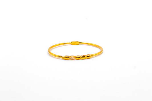 21K Gold Kids Bead Bracelet