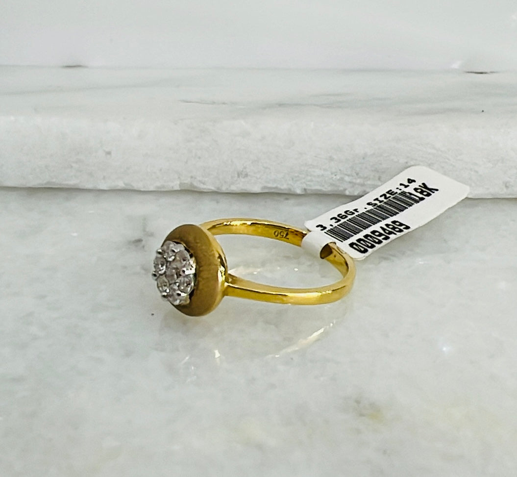 18k Gold Diamond Ring