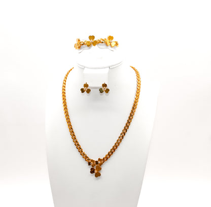 21K Gold Flower Set