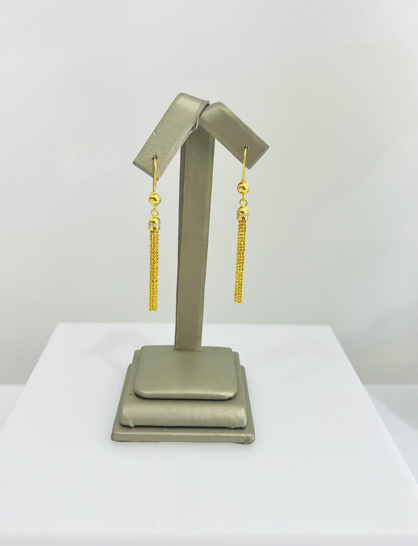 21k Gold Dangle Earrings