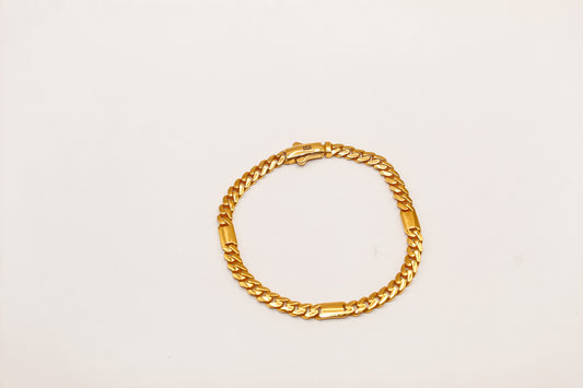 21K Gold Monaco Bracelet