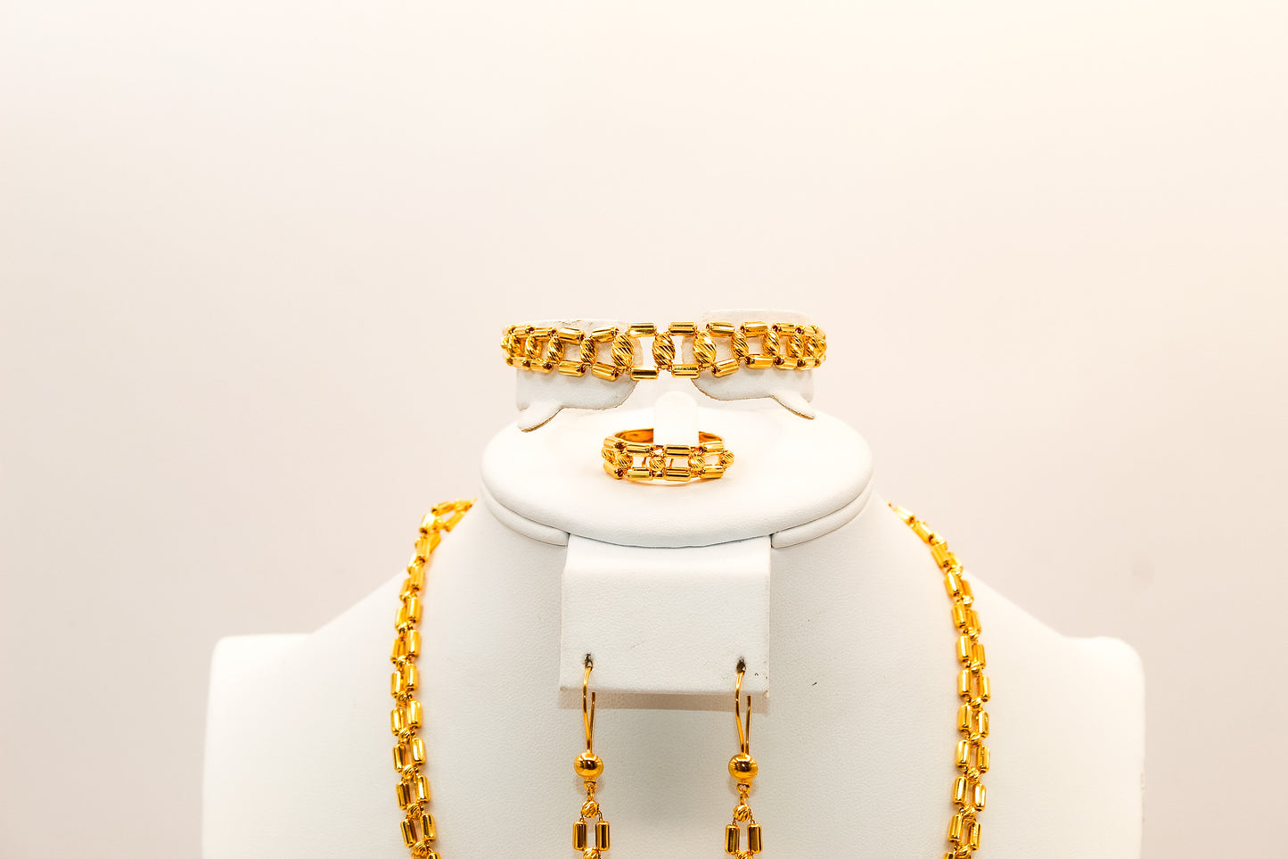 21K Gold Engagement Set
