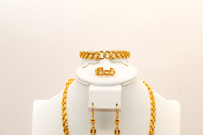 21K Gold Engagement Set