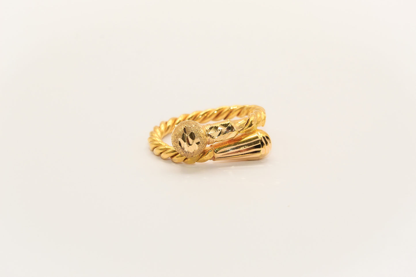 21K Gold Twist Ring