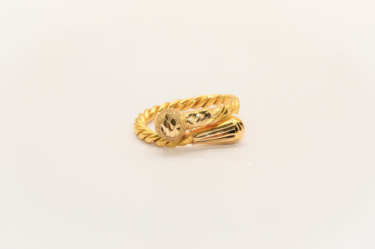 21K Gold Twist Ring