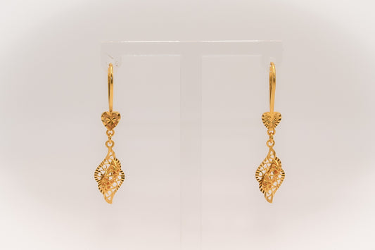 21k Gold Fancy Earrings