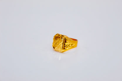 21k Gold Mens Ring