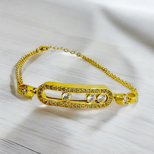 21k Gold Intricate Bracelet