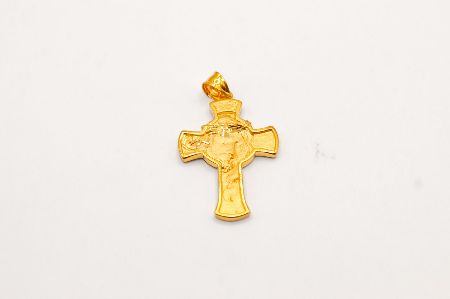 21K Gold Cross Pendant