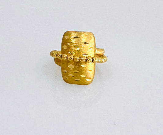 21k Gold Himo Ring