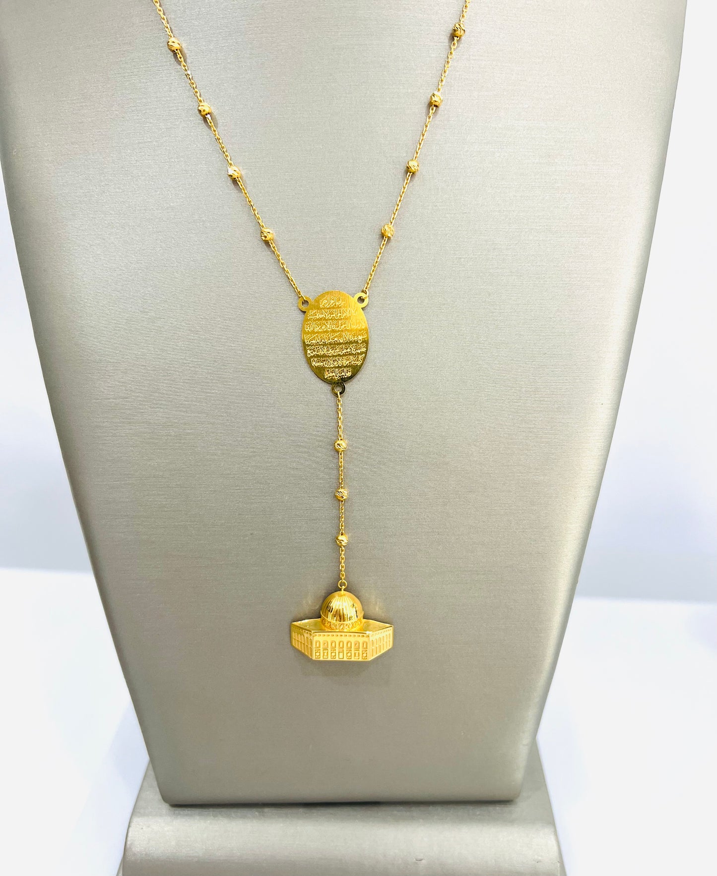 21k Gold Aqsa necklace