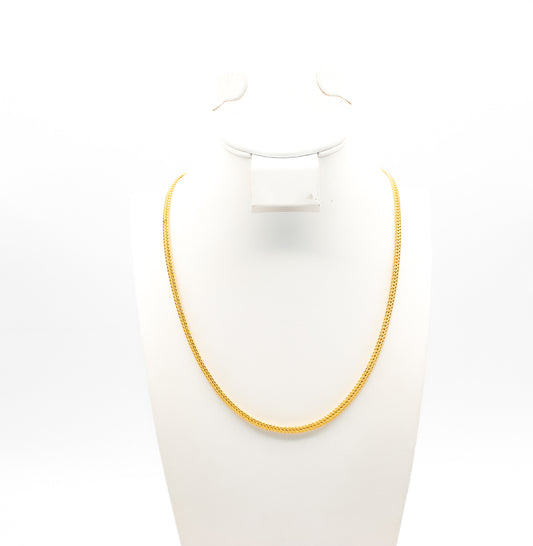 21K Gold Chain Necklace
