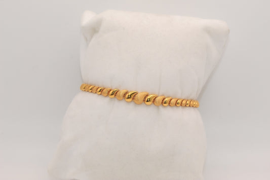 21K Gold Tear Drop Bracelet