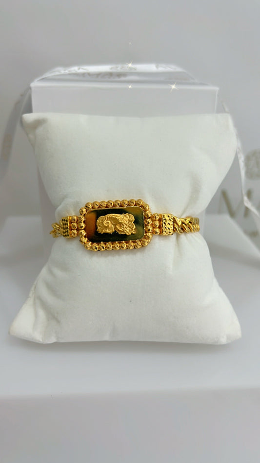 21k Gold Lady Futuna Himo Bracelet