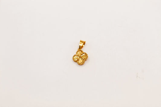 21K Gold Mini Flower Pendant