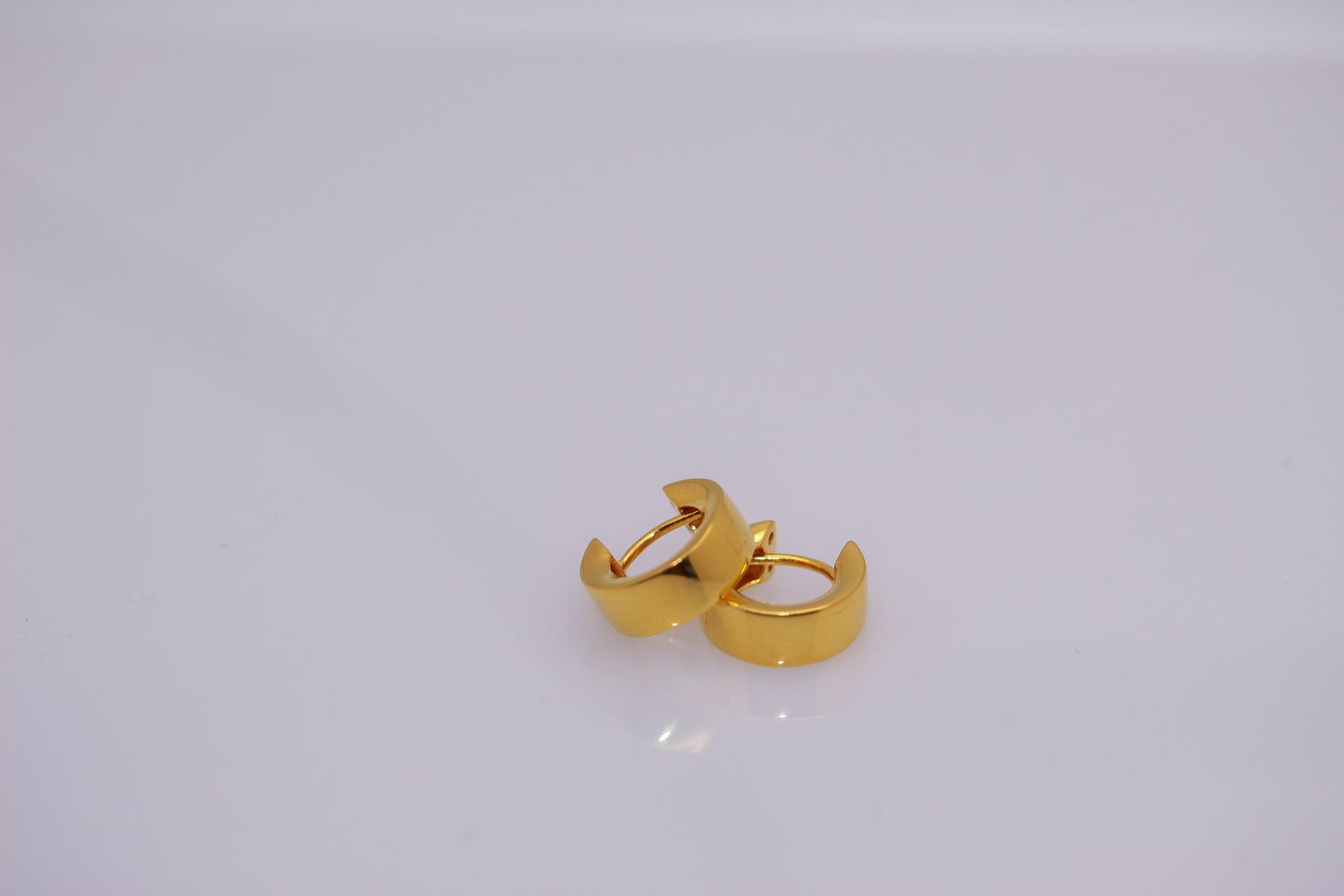 21k Gold Cuff Earrings