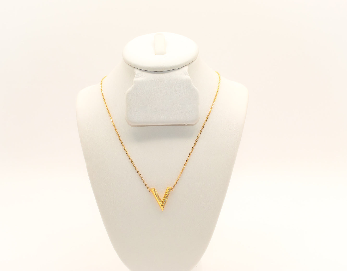 21K Gold Studded Necklace