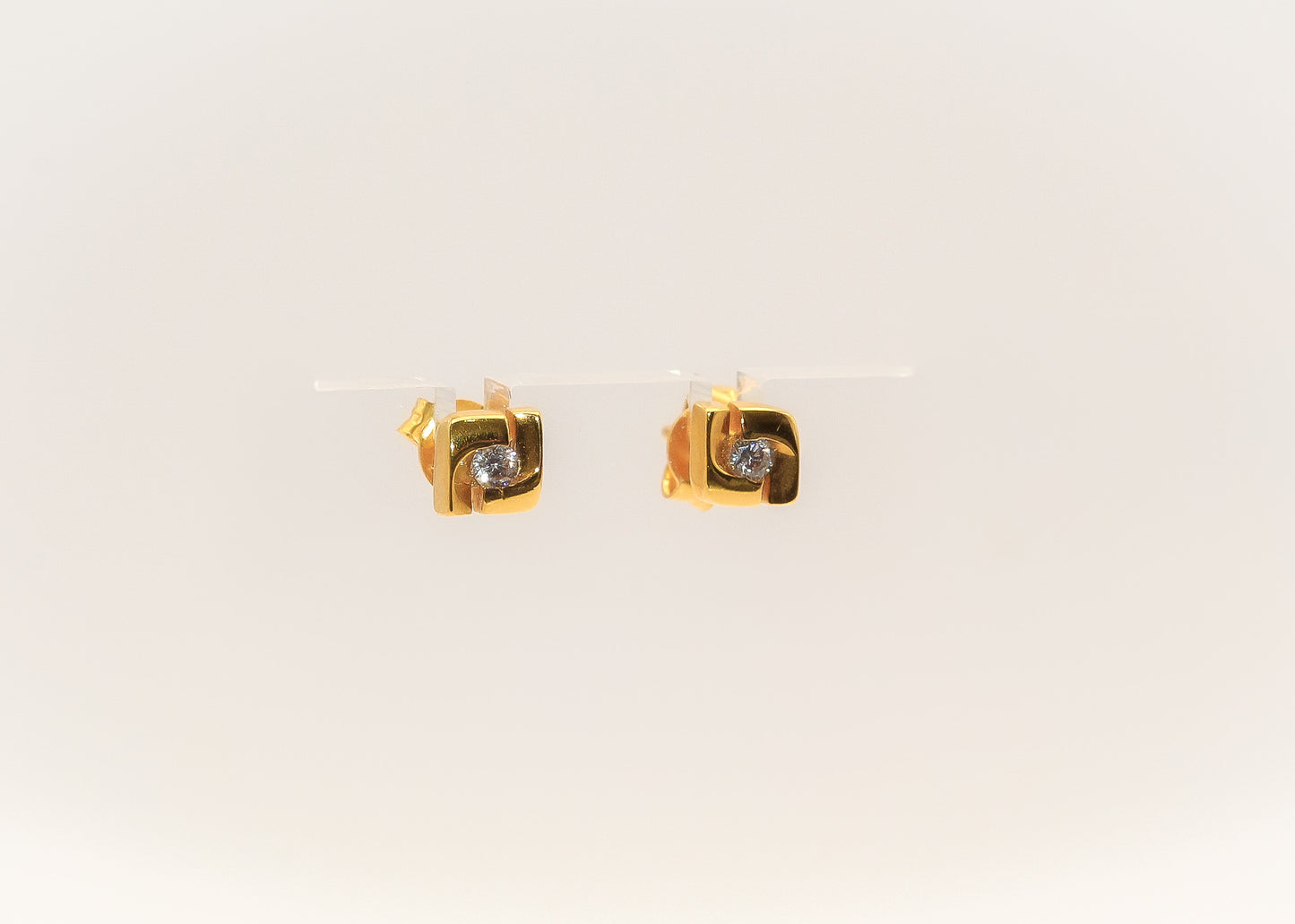 21K Gold Mini Stud Kids Earrings