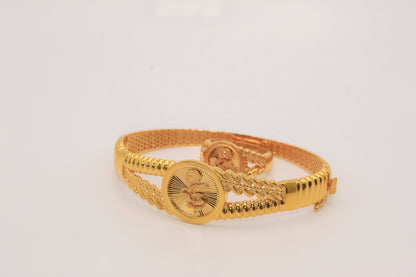 21K Gold Bracelet Ring Set