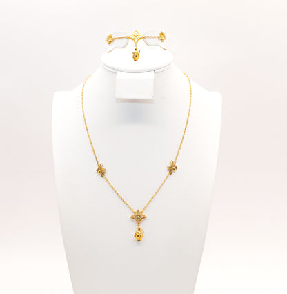 21K Gold Olive Collection Set