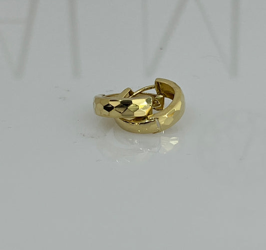 18k Gold Cuff Earrings