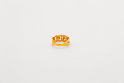 21K Gold Link Ring