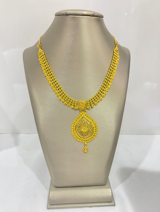 21k Gold Indian Style Half Set