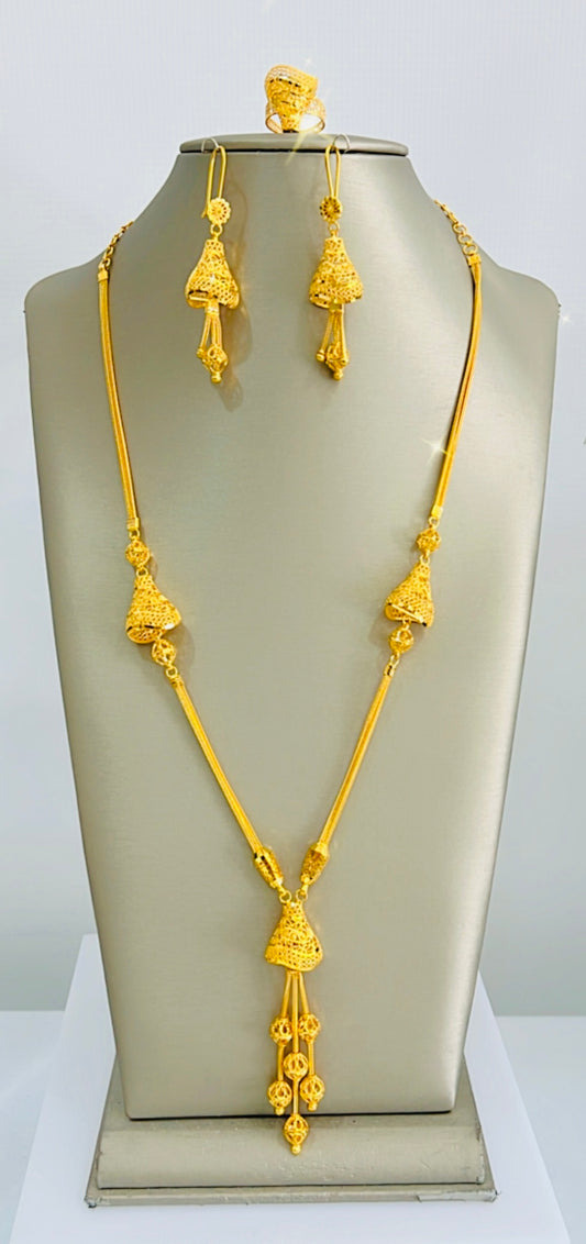 21k Gold Masbaha Set