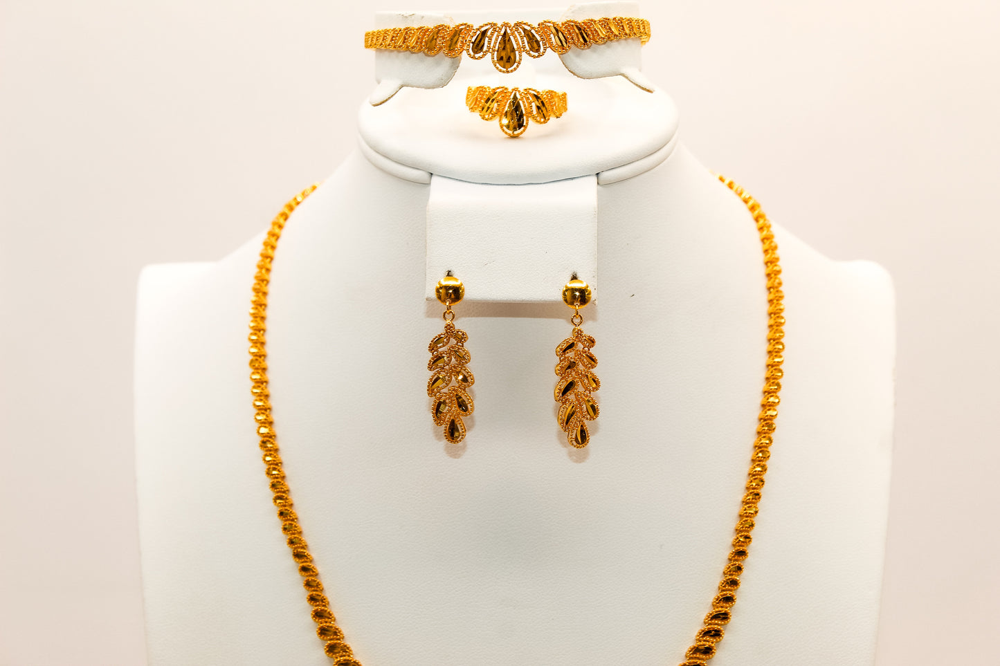 21K Gold Engagement Set