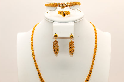21K Gold Engagement Set