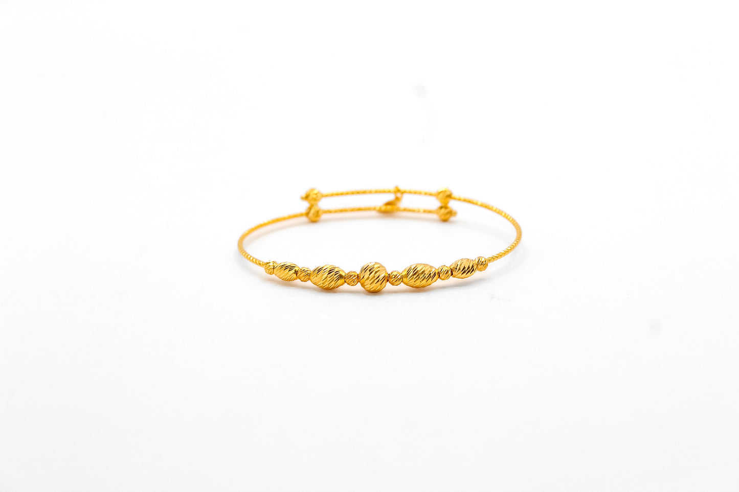 21K Gold Kids Bead Bracelet