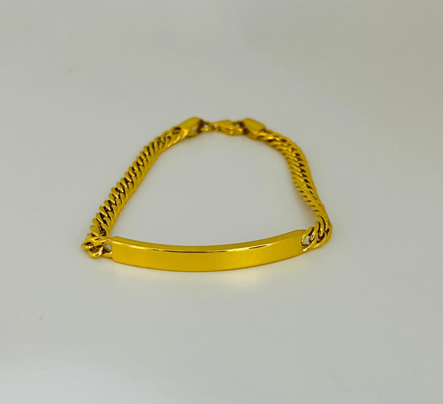 21k Gold ID Bracelet