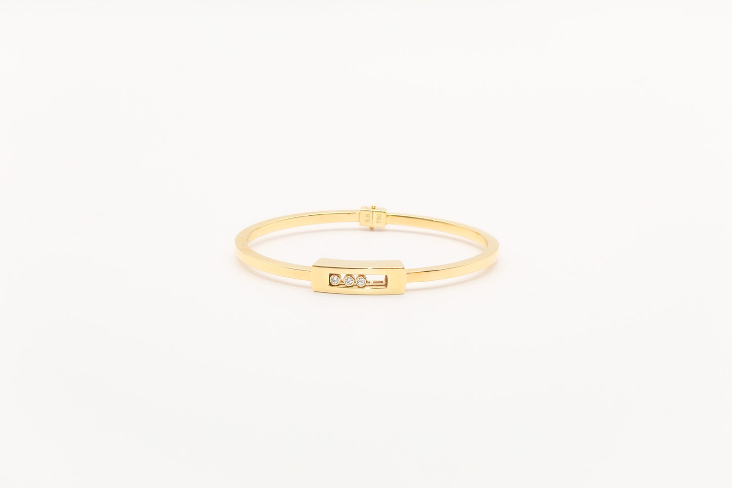 18K Gold Studded Bangle
